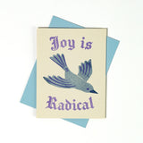Bromstad Printing Co. - Joy is Radical - Risograph Greeting Card