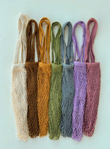 Sun Freckled Studio - French Market Bag, Reusable Grocery Bag, Mesh Produce Bag