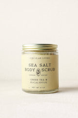 Circular Living - Sea Salt Body Scrub, Green Tea & Eucalyptus