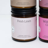 Fontana Candle Co. - Fresh Linen Essential Oil Beeswax Jar Candle: Non-Toxic