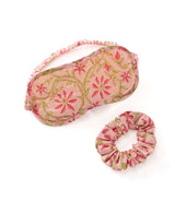 Matr Boomie Fair Trade - Aaram Hair Scrunchie and Eye Mask Set - 100% Cotton