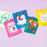 Bromstad Printing Co. - Bowl Cat - Swedish Dishcloth