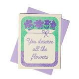 Bromstad Printing Co. - All The Flowers - Risograph Greeting Card