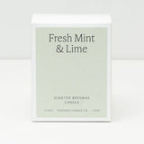 Fontana Candle Co. - Fresh Mint & Lime Beeswax & Essential Oil Jar Candle