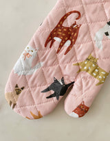 Idlewild Co. - Cats Cotton Oven Mitt + Pot Holder Set