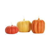 Big Dipper Wax Works - Pumpkin Candles – 100% Pure Beeswax – 3 Sizes Available