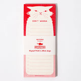 Bromstad Printing Co. - Don't Wanna - Risograph Notepad