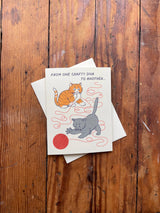 Wallflower Paper & Party - Crafty Cats Greeting Card