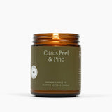 Fontana Candle Co. - Citrus Peel & Pine Beeswax & Essential Oil Jar Candle