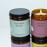 Fontana Candle Co. - Fresh Mint & Lime Beeswax & Essential Oil Jar Candle