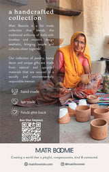 Matr Boomie Fair Trade - Larissa Plush Rainbow Sun Rays Felt Ornament - Embroidered