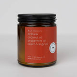 Fontana Candle Co. - Peppermint Twist Essential Oil Beeswax Jar Candle: Non-Toxic