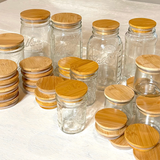 Bamboo Switch - Bamboo Mason Jar Lid | Wide Mouth | Summer Bestseller