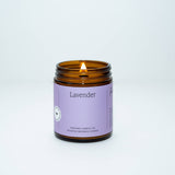 Fontana Candle Co. - Lavender Essential Oil Beeswax Wooden Wick Jar Candle