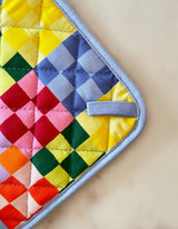 Idlewild Co. - Rainbow Check Cotton Oven Mitt + Pot Holder Set