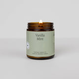 Fontana Candle Co. - Vanilla Mint Beeswax & Essential Oil Natural Candle