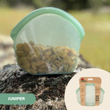 Food Huggers - Reusable Silicone Storage Bag – Juniper (400ml)