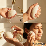 Bamboo Switch - Natural Konjac Facial Cleansing Sponge | White