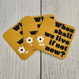 The Silver Spider - When shall we live if not now Shirley Jackson Sticker book