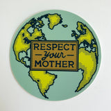 Fresh Fish - Respect Your Mother Earth Environmentalism Bumper Sticker