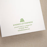 Kindred Letterpress - Dog Christmas Card | Letterpress Holiday Card