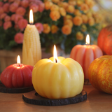 Big Dipper Wax Works - Pumpkin Candles – 100% Pure Beeswax – 3 Sizes Available