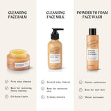UpCircle USA - Powder-to-Foam Face Wash with Upcycled Willow Bark + Papaya