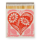 Archivist Gallery - Botanical Heart | Square - Safety Matches