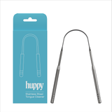 Huppy - Stainless Steel Tongue Cleaner | Plaque & Odor Removal