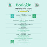 Ecologie - Winter Wheels Cat Swedish Dishcloth