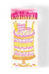 Color Box Design & Letterpress - Birthday Cake | Fun & Fancy Safety Matches