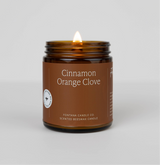 Fontana Candle Co. - Cinnamon Orange Clove Essential Oil Beeswax Jar Candle