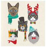 Potluck Press - Holiday Swedish Dishcloth