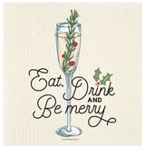 Potluck Press - Holiday Swedish Dishcloth