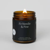 Fontana Candle Co. - Fir & Pine Essential Oil Beeswax Jar Candle: Non-Toxic