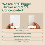 Kind Laundry - Laundry Detergent Sheets Travel Pack - Ocean Breeze 6 Loads