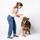 Awoo - Pimento Olive Felt & Rope Tug Toy
