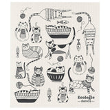 Ecologie - Purr Party Swedish Dishcloth