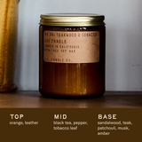 P.F. Candle Co. - Teakwood & Tobacco - 7.2 oz Standard Soy Candle