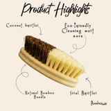 Bamboo Switch - Bamboo Oval Cleaning Brush | Vegetable & Kitchen Bestseller