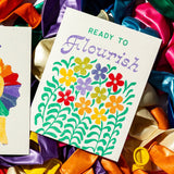 Bromstad Printing Co. - Ready to Flourish - Risograph Greeting Card