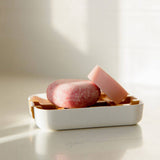 ZWS Essentials - Bamboo Soap Dish White