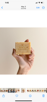 Sustain Yourself - Grapefruit Vegan Body Bar Soap