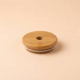 Bamboo Switch - Bamboo Mason Jar Lide | Wide with Straw Hole