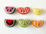 Wool Jamboree - Lime Slice Cat Toy