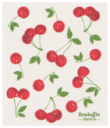 Ecologie - Cherries Swedish Dishcloth