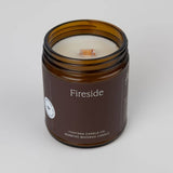 Fontana Candle Co. - Fireside Essential Oil Beeswax Jar Candle: Non-Toxic