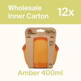 Food Huggers - Reusable Silicone Storage Bag – Amber (400ml)