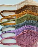 Sun Freckled Studio - French Market Bag, Reusable Grocery Bag, Mesh Produce Bag