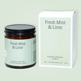 Fontana Candle Co. - Fresh Mint & Lime Beeswax & Essential Oil Jar Candle
